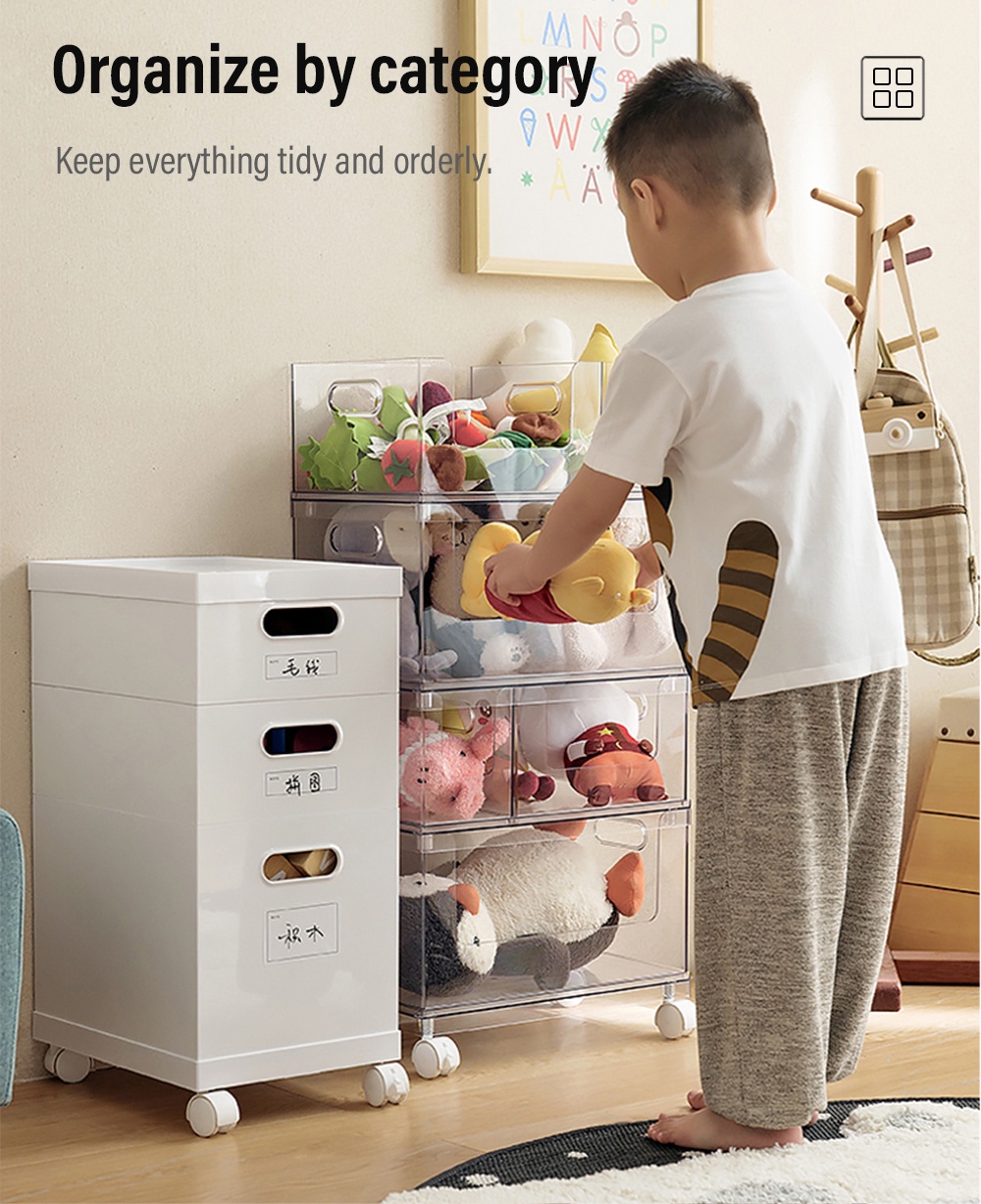 PET Multi-purpose Organizer Cosmetic Storage Box-2